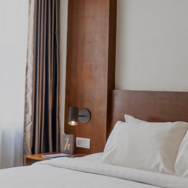 Schwenkbare Innen-Wandleuchte „Gian“ - E27 - fokussiertes Licht Schwenkbare Innen-Wandleuchte „Gian“ - E27 - fokussiertes Licht