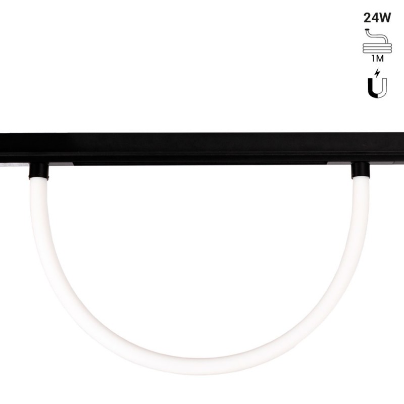 LED Neon-Schlauch 360° für Magnetschiene - 48V DC - Ø 30 mm - 24W/m - 1 Meter - 336 LEDs/m LED Neon-Schlauch 360° für Magnetschiene - 48V DC - Ø 30 mm - 24W/m - 1 Meter - 336 LEDs/m