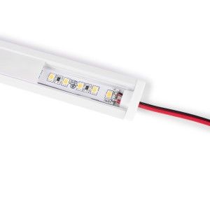 Endkappen für Alu-Einbauprofil PXG-205 - weiß - LED Streifen abdecken