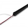Schwarze Anfangs-/Endkappe für flexible Silikonhülle 16x16 mm - WOS1616 - LED Streifen schützen