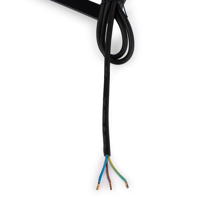 Asymmetrischer LED-Außenstrahler 245W - 30000 lm - IP65 - Anschluss Verkabelung