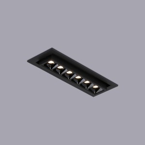 LED-Einbauleuchte 10W - schwenkbar - UGR18 - CRI90 - OSRAM LEDs - 2800K