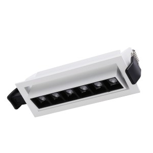 LED-Einbauleuchte 10W - schwenkbar - UGR18 - CRI90 - OSRAM LEDs - 2800K - Einbaumontage