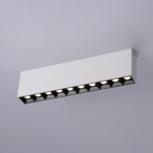 LED-Leuchte weiß - 20W - UGR18 - CRI90 - OSRAM LEDs - Oberflächenmontage Beleuchtung