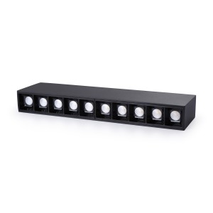 LED-Leuchte schwarz - 20W - UGR18 - CRI90 - OSRAM LEDs - Strahler