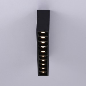 LED-Leuchte schwarz - 20W - UGR18 - CRI90 - OSRAM LEDs - Deckenleuchte Spots
