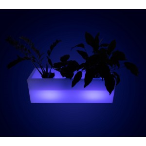 RGBW Akku LED-Pflanzgefäß - 12W - IP67 - LED Gartenmöbel