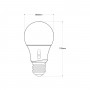 LED-Lampe E27 A60 - 11W - CCT - Fumagalli - Abmessungen