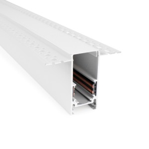 Integrations-Magnetschiene Trimless 20 mm - 48V - 2 Meter - Weiß