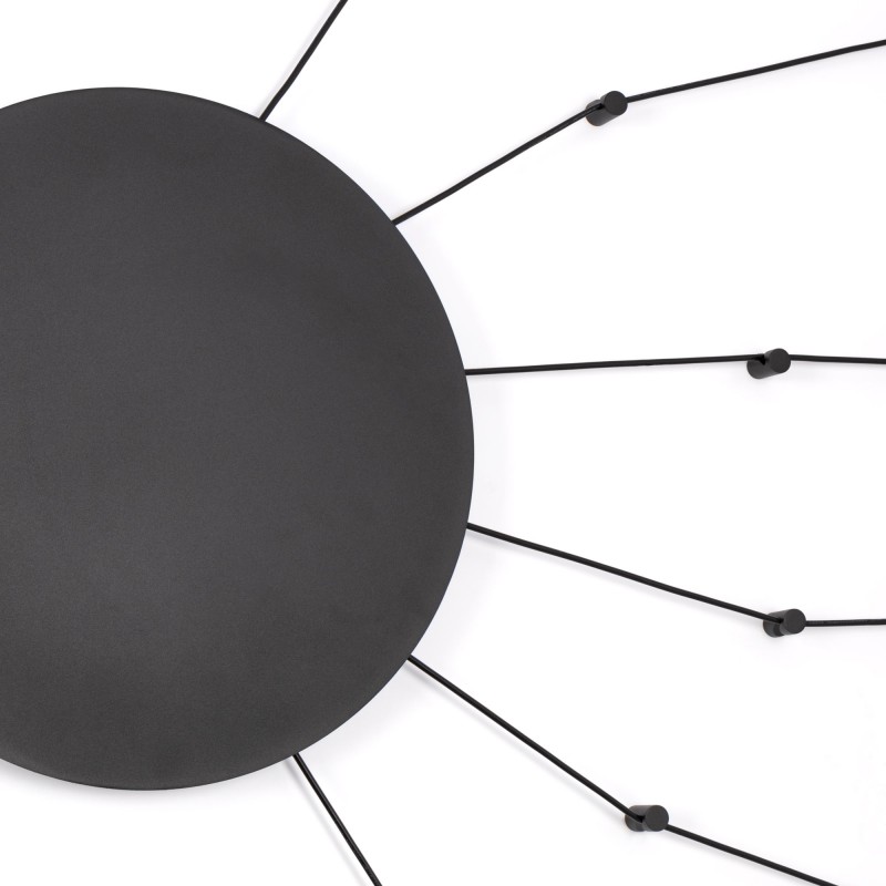 Designer-Pendelleuchte „Nebula“ - 9 x 6W - Baldachin - Mattschwarz - Hängelampe Designer-Pendelleuchte „Nebula“ - 9 x 6W - Baldachin - Mattschwarz - Hängelampe