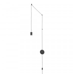 Designer-Pendelleuchte „Nebula“ mit Schalter und Stecker - 1 x 6W