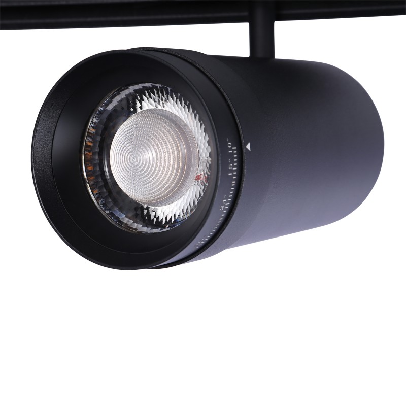 LED-Schienenstrahler für Magnetschienen mit Zoom 10-55° - 48V - 25W - Magnetstrahler mit Zoom-Funktion LED-Schienenstrahler für Magnetschienen mit Zoom 10-55° - 48V - 25W - Magnetstrahler mit Zoom-Funktion