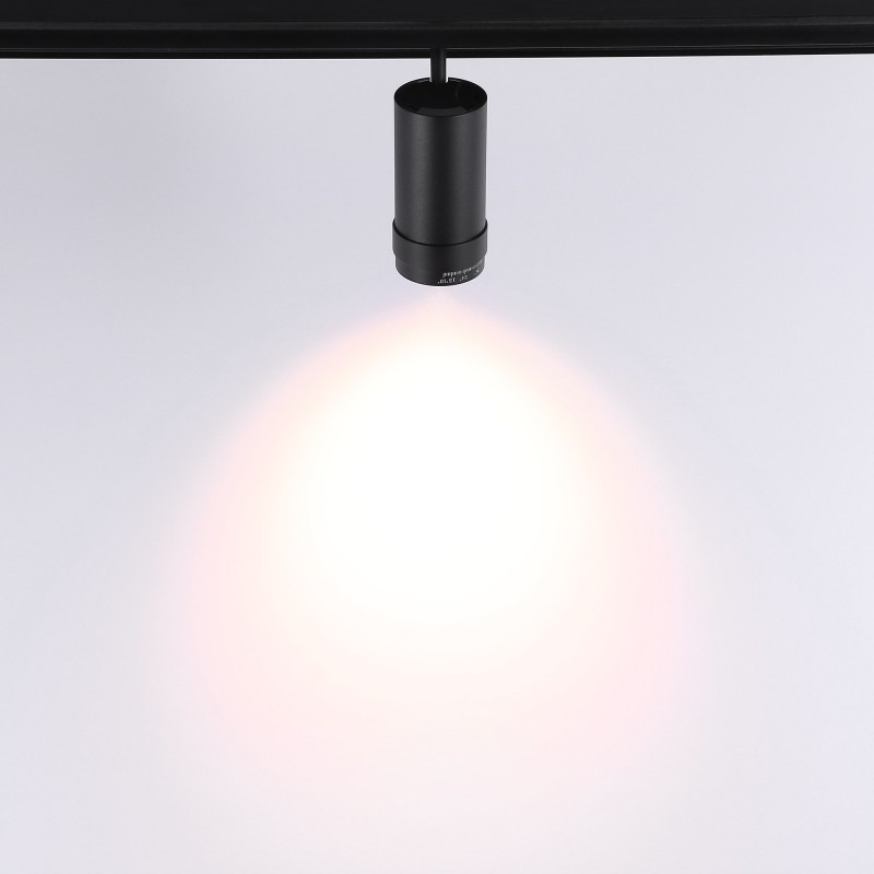 LED-Schienenstrahler für Magnetschienen mit Zoom 10-55° - 48V - 12W - schwenkbarer Lichtstrahl LED-Schienenstrahler für Magnetschienen mit Zoom 10-55° - 48V - 12W - schwenkbarer Lichtstrahl