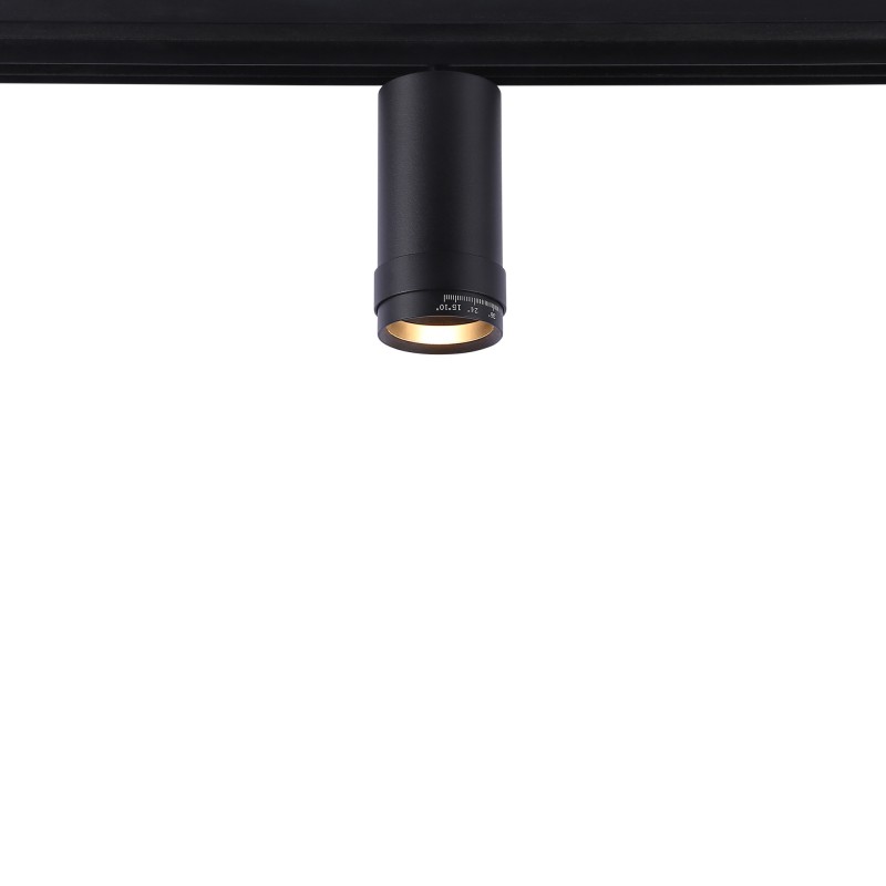 LED-Schienenstrahler für Magnetschienen mit Zoom 10-55° - 48V - 12W - Lichtstrahl ausrichtbar LED-Schienenstrahler für Magnetschienen mit Zoom 10-55° - 48V - 12W - Lichtstrahl ausrichtbar