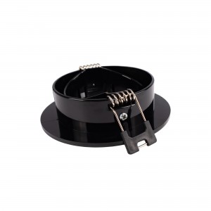 Schwenkbarer Downlight-Ring für GU10 / MR16 Leuchtmittel - Einbauöffnung Ø75 mm - Einbauring