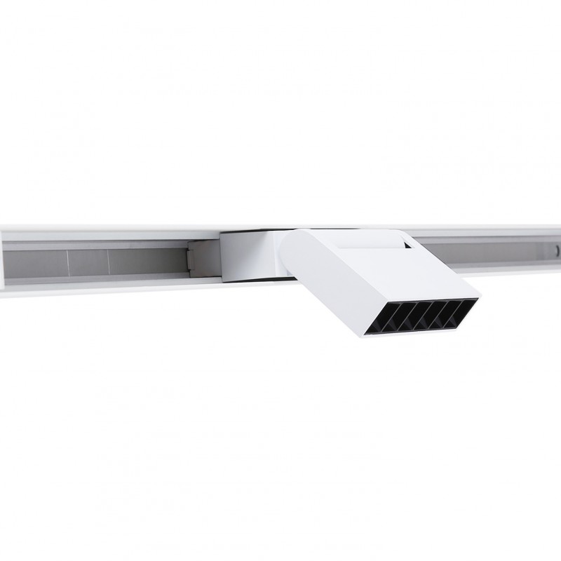 Schwenkbare LED-Schienenleuchte für Magnetschiene 48V - 6W - UGR16 - Weiß - ausrichtbar