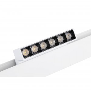 Schwenkbare LED-Schienenleuchte für Magnetschiene 48V - 6W - UGR16 - Weiß - LED Spots