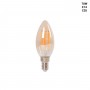 LED-Lampe Kerze E14 - 4W - Vintage Gold - 2200K