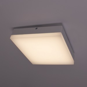 Eckige feuchtigkeitsbeständige - IP44 4000K 15W LED-Deckenleuchte 