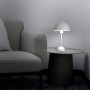 Tischleuchte „Seta“ aus Metall - E27 - Nachttischlampe Pilz - in Weiß