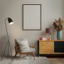 Designer Stehlampe „Shoppen“ - Gräshoppa Inspiration - Couch Sofa Beleuchtung - modern