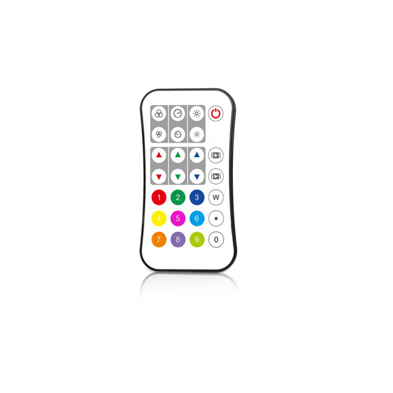Fernbedienung für RGB/RGBW SPI IC-LED-Streifen - 1 Zone - RF 2,4G - Steuerung Farbwechsel Dimmbar