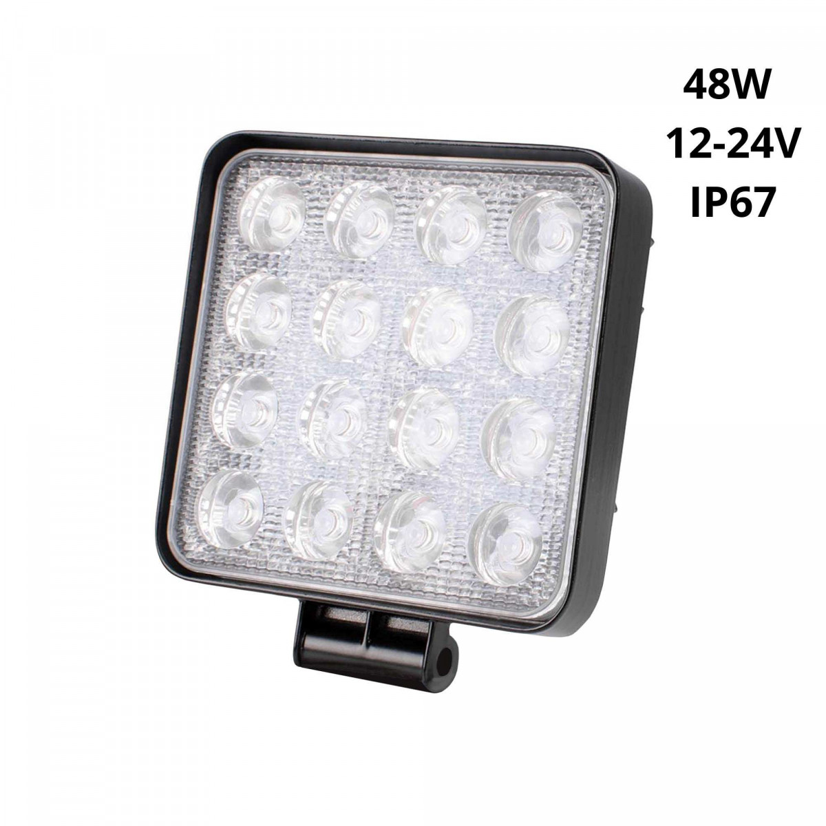 LED-Leuchte 48W 12-24V DC - Für Maschine, Fahrzeug und Wasserfahrzeug 2000  lm - 60°