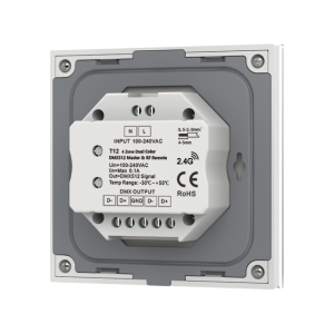 DMX Touch-Steuerung - 4 Zonen - CCT - LED Steuerung - Einbaudose Unterputz - Dimmer