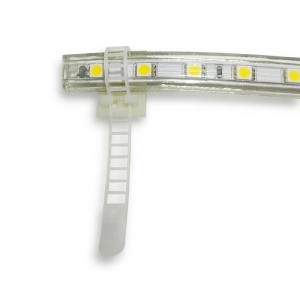 Kunststoff-Kabelbinder für LED-Streifen mit 3M-Klebesockel