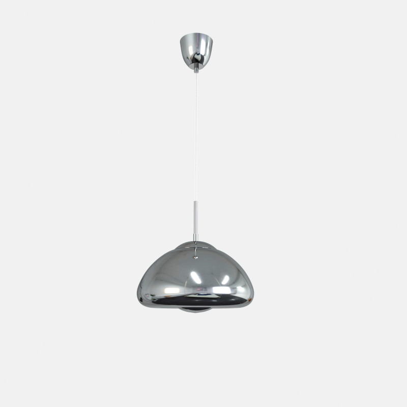 Design Pendelleuchte „Hugo“ - E27 G45 - höhenverstellbare Hängelampe - Chrom