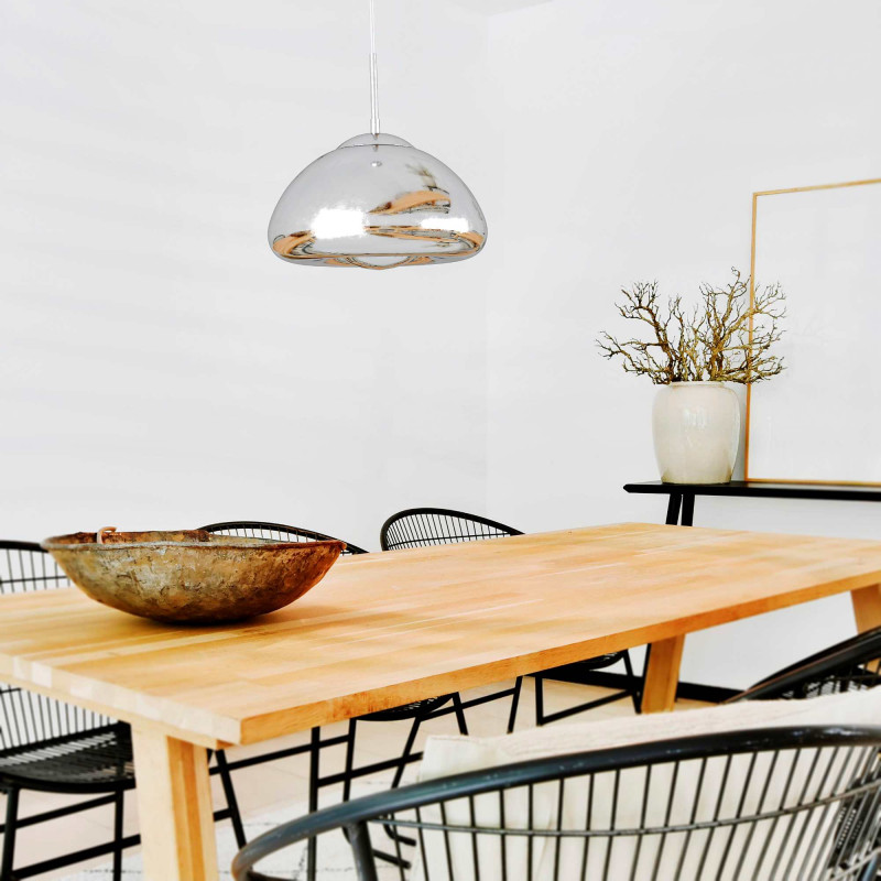 Design Pendelleuchte „Hugo“ - Hängeleuchte Hängelampe mit Baldachin
