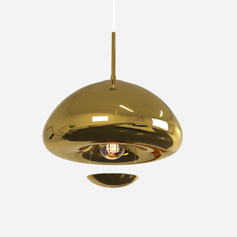 Design Pendelleuchte „Hugo“ Spiegellampe - Spiegel - reflektierend