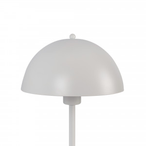 Tischleuchte „Seta“ aus Metall - E27 - weiße Tischlampe