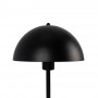 Tischleuchte „Seta“ aus Metall - E27 - raffinierte Lampe - Tisch - Pilz - in Schwarz
