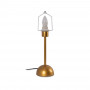 Tischleuchte „Seta“ aus Metall - E27 - Pilzlampe Leseleuchte - Leselampe in Gold