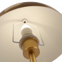 Tischleuchte „Seta“ aus Metall - E27 - Pilz Design Leselicht Leselampe