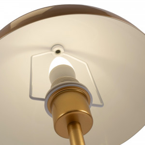 Tischleuchte „Seta“ aus Metall - E27 - Pilz Design Leselicht Leselampe