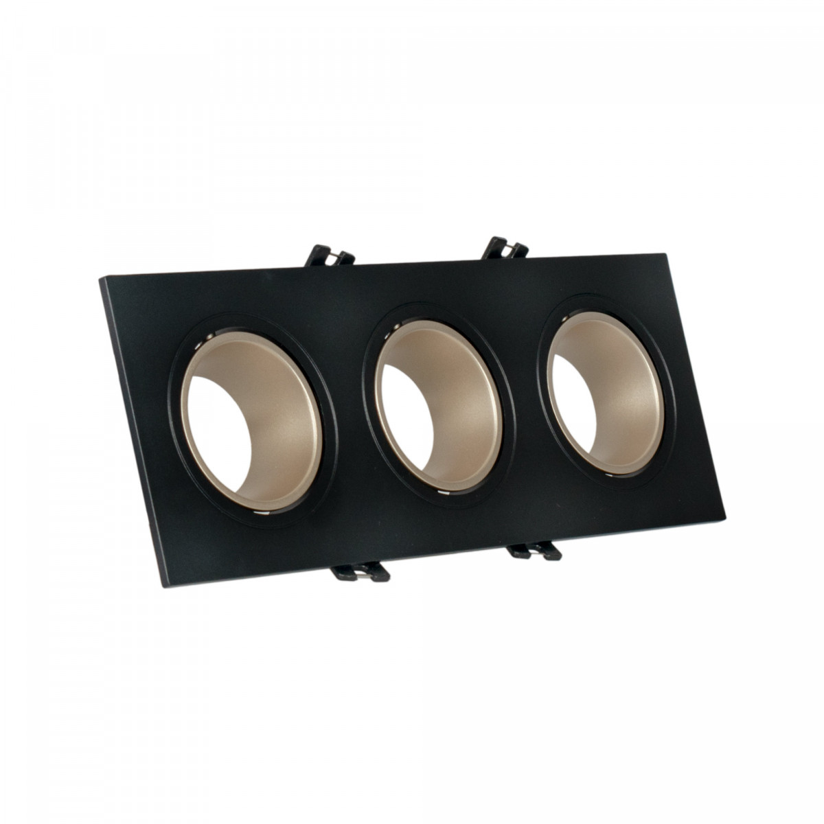 Schwenkbares Dreifach-Downlight GU10 / MR16 - alle Farbvarianten