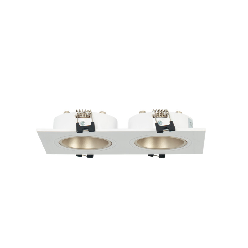 Einbauring Downlight Farbe Champagne Schwarz Weiß - LED Beleuchtung Interieur GU10 / MR16
