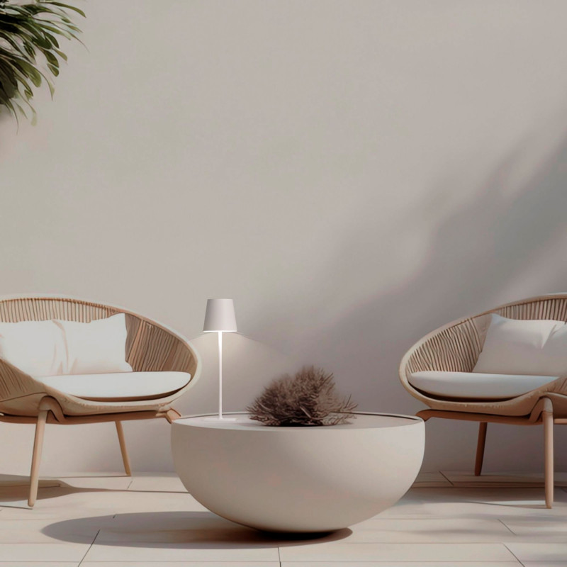 LED CCT Akku Tischlampe LAURA 1,5W Touch tischlampe akku