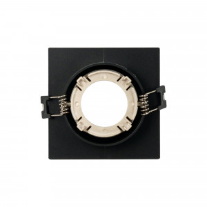 Schwenkbarer Downlight-Ring GU10 / MR16 - Champagne Schwarz Einbauleuchte Kardan - Einbaufeder