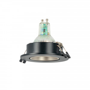 Schwarz Champagne Einbauring - Einbauleuchte Downlight - Deckenleuchte GU10 MR16 Kardan