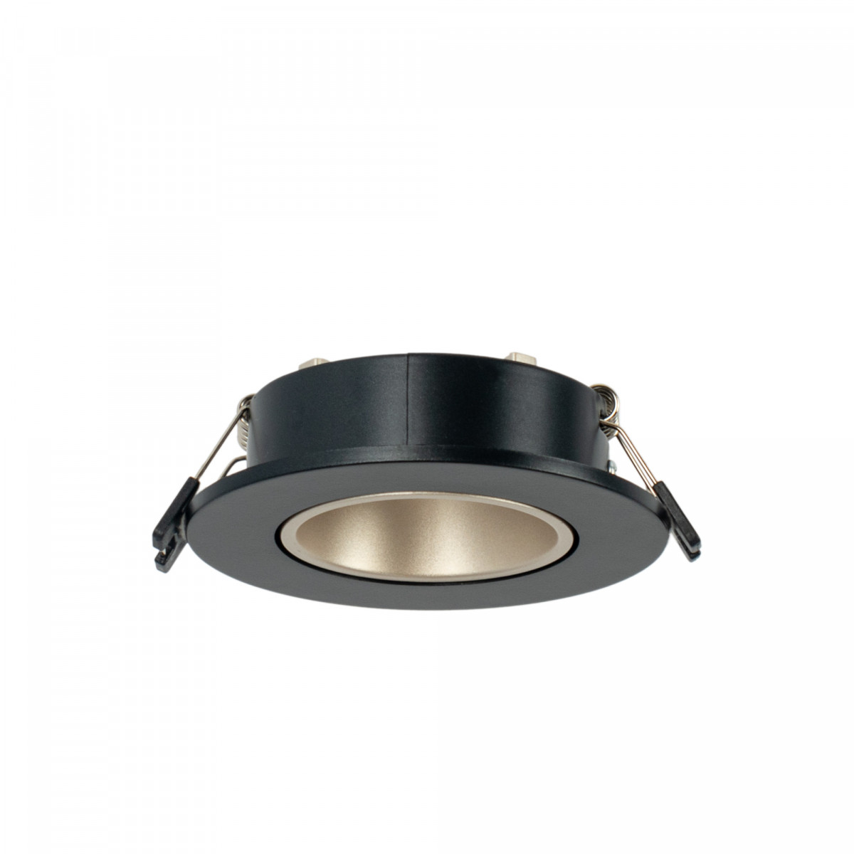 Einbauring Downlight Kardan Schwarz für GU10 / MR16 Leuchtmittel und LED Modul