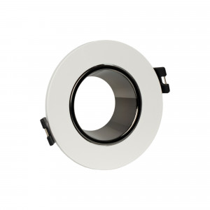 Schwarz Weiß Einbauring - Einbauleuchte Downlight - Deckenleuchte GU10 MR16 Kardan