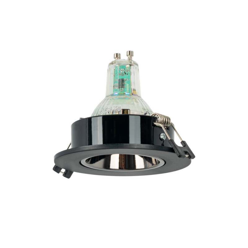schwenkbare Einbauleuchte - Downlight - GU10 MR16 - Leuchtmittel - low UGR - Einbaufeder