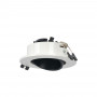 Schwarz Weiß Einbauring - Einbauleuchte Downlight - Deckenleuchte GU10 MR16 Kardan - Einbaufeder