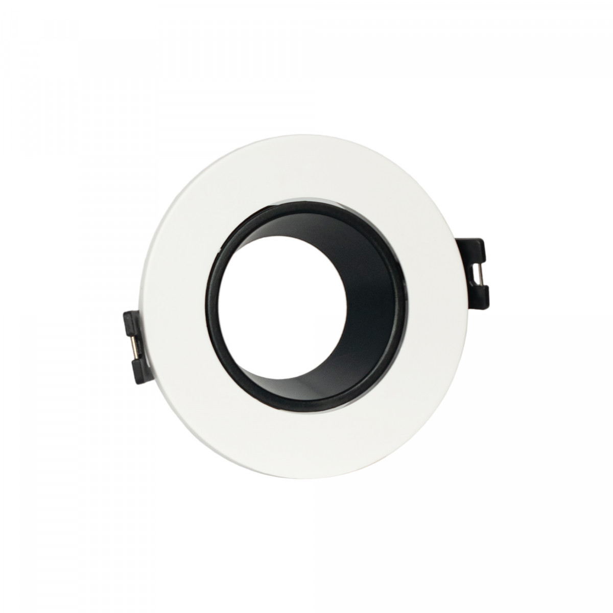 schwenkbare Einbauleuchte - Downlight - GU10 MR16 - Leuchtmittel - low UGR schwarzweiß