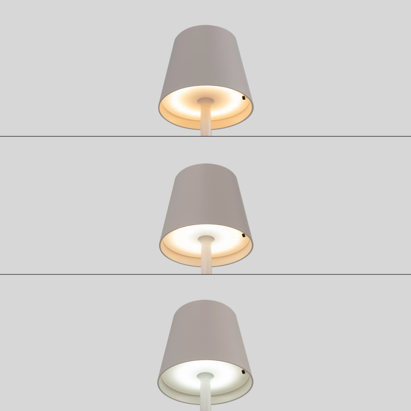 LED CCT Akku Tischlampe LAURA 1,5W Touch tischlampe akku