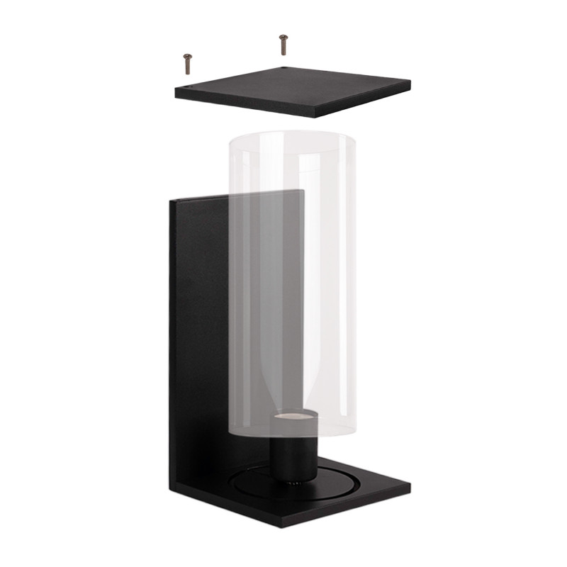 Außenwandleuchte „Arzo“ aus Aluminium - IP44 - E27 - Teile Außenwandleuchte „Arzo“ aus Aluminium - IP44 - E27 - Teile