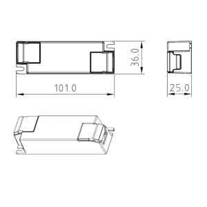 Dimmbarer DALI Treiber DT8 CCT 220-240V - Ausgang 3-42V DC - 100-500 mA - 10W - DALI 2 Steuerung